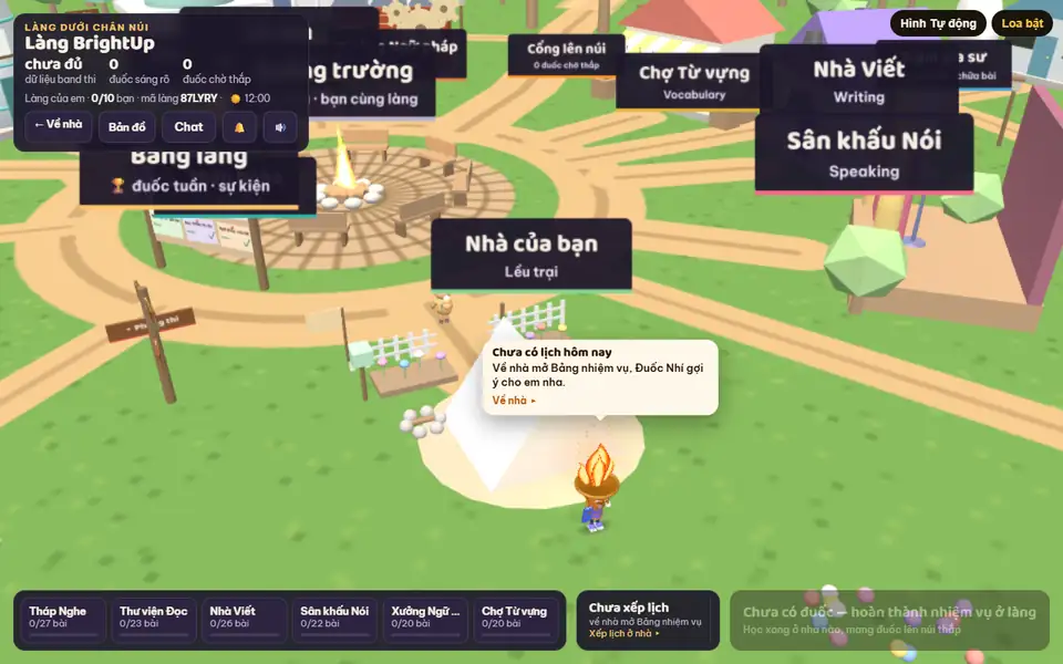 Làng BrightUp nhìn từ trên cao